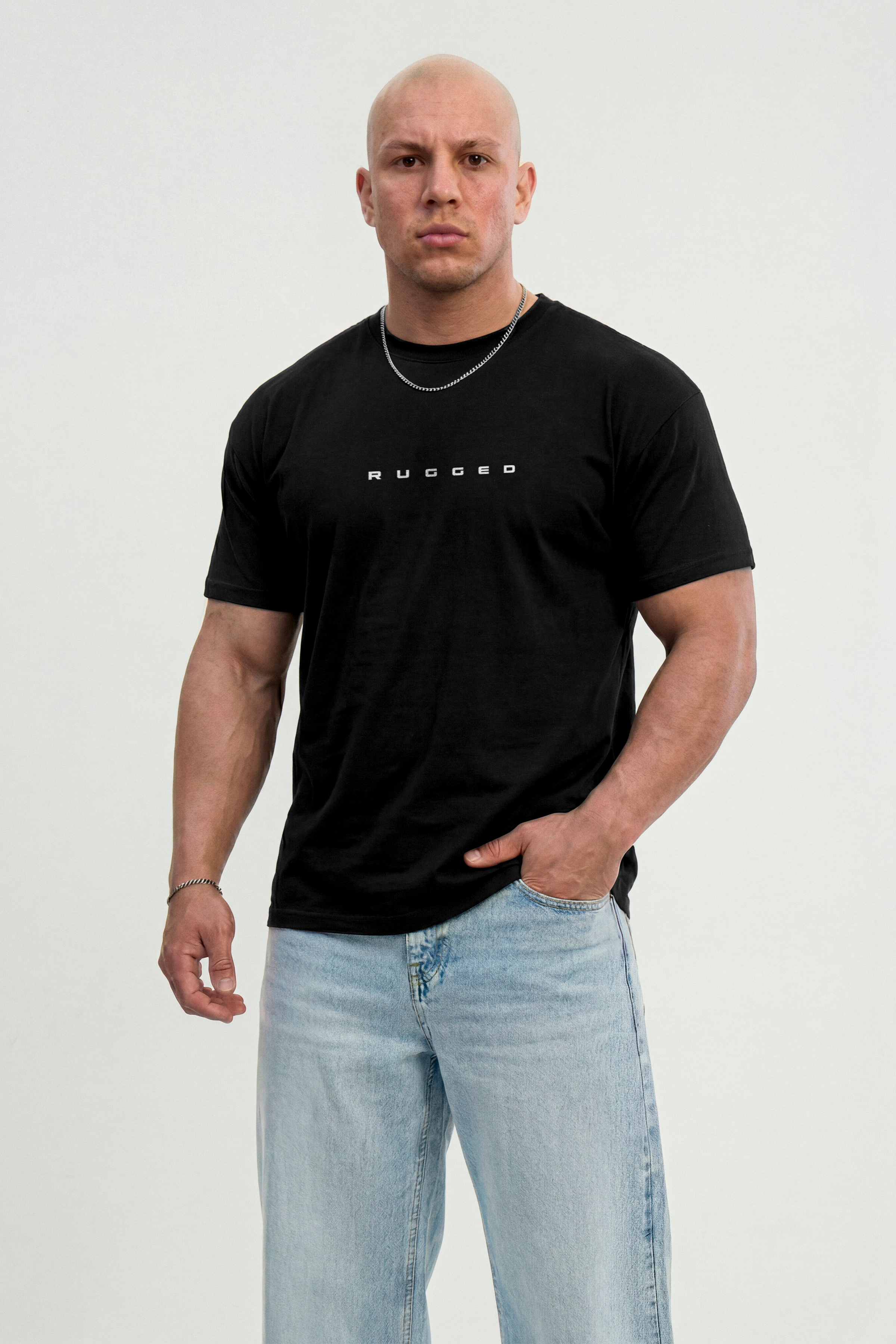 1102 - Essential Logo Tee — Black