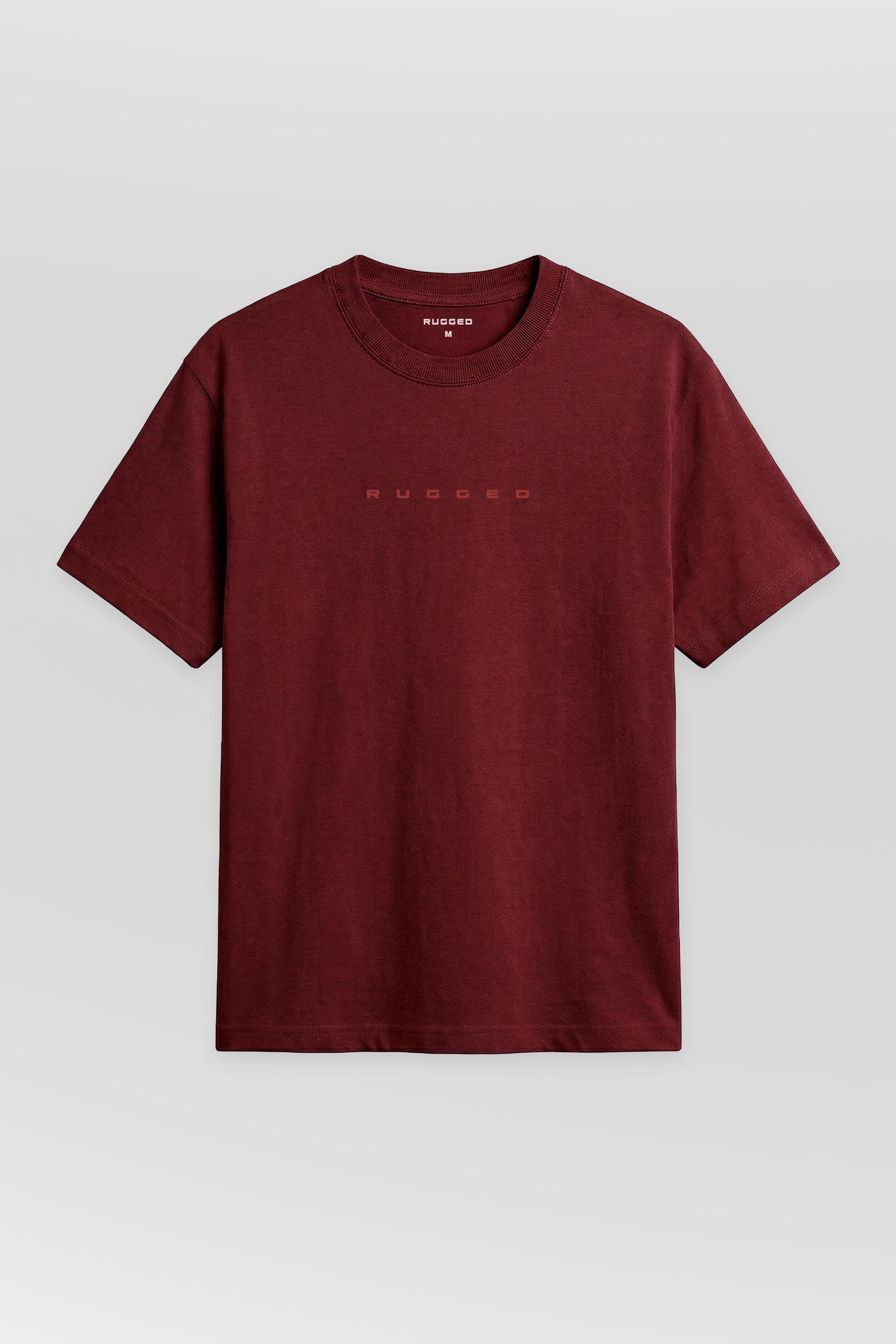 1104 - Essential Logo Tee — Wine