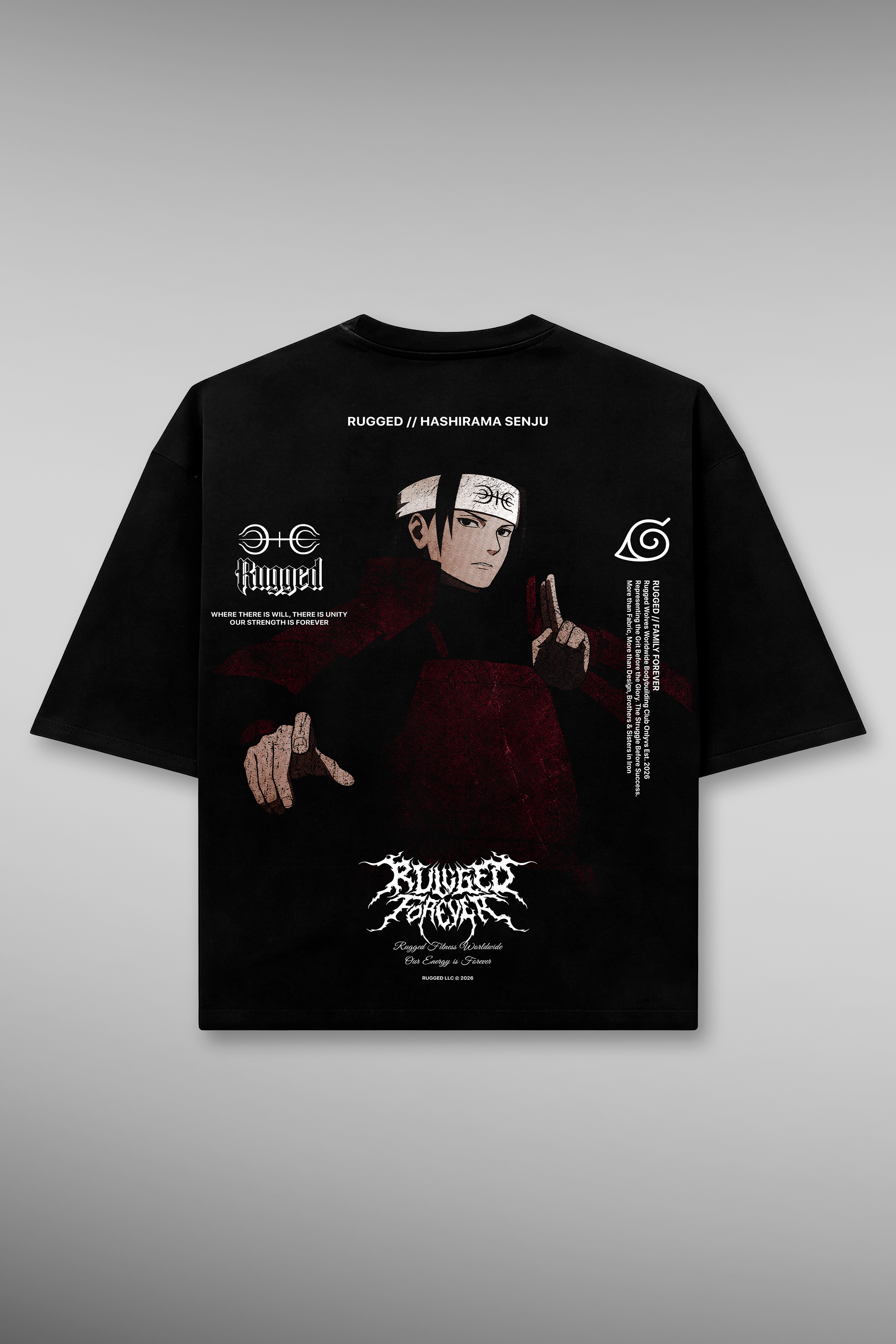 1208 - Hashirama First Hokage Tee