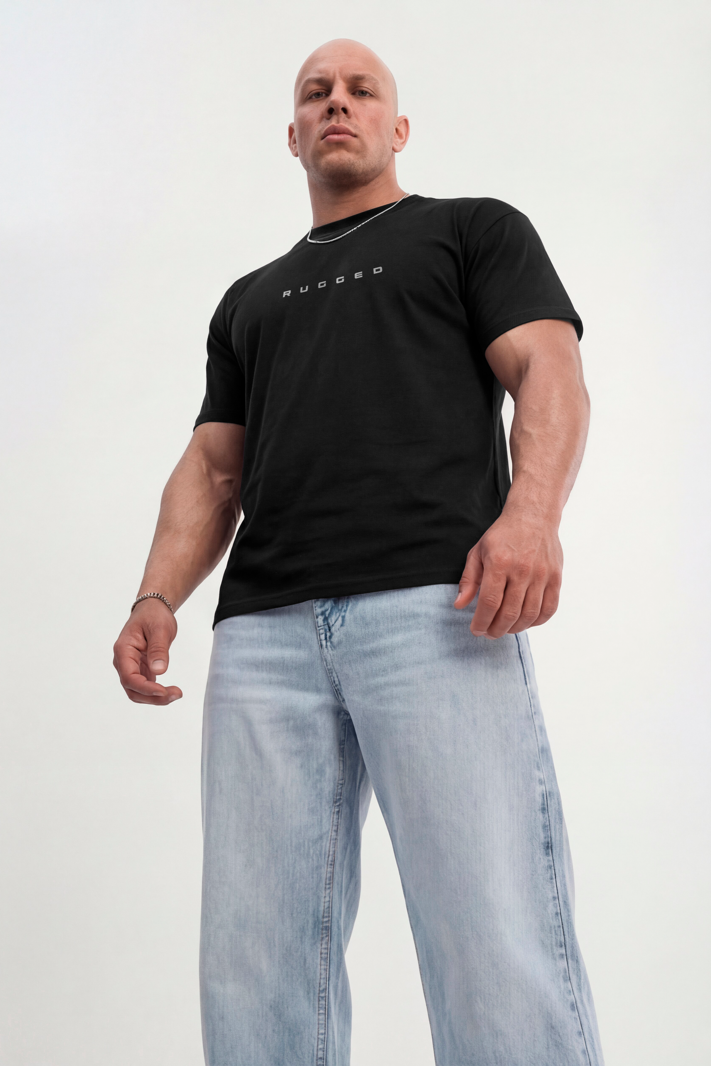 1102 - Essential Logo Tee — Black