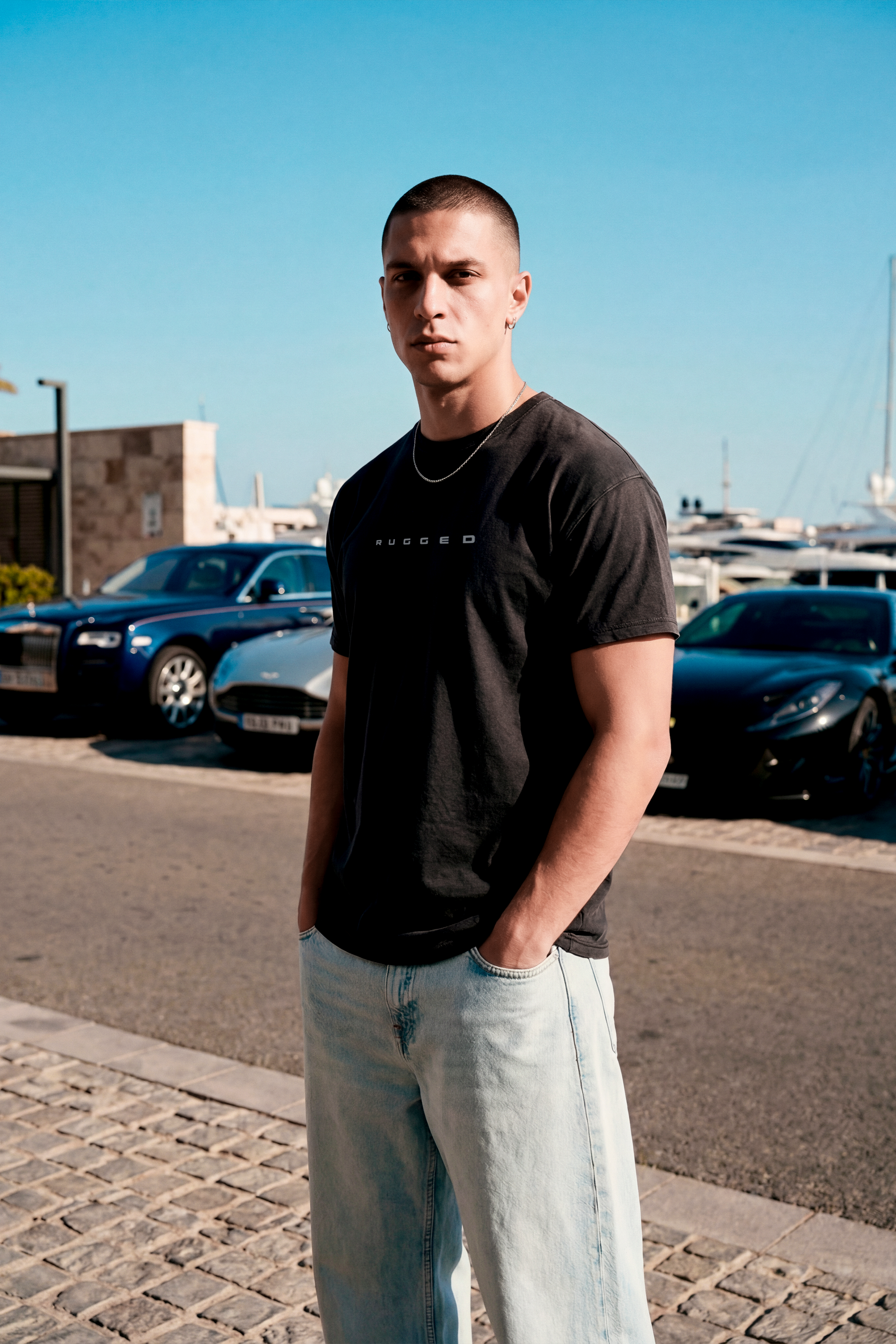 1102 - Essential Logo Tee — Black